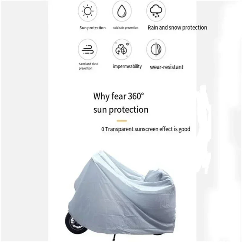 MotoGuard – Universele motorfiets hoes met UV-bescherming