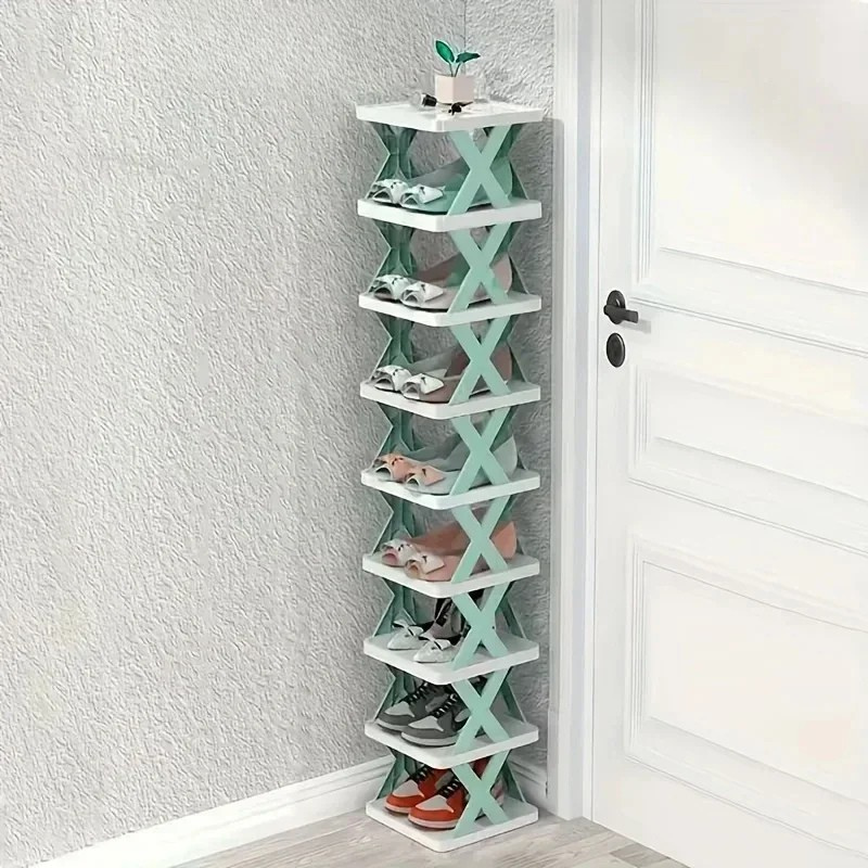 Space-Saving Shoe Organiser - Multi-layered storage cabinet for bedroom & hallway
