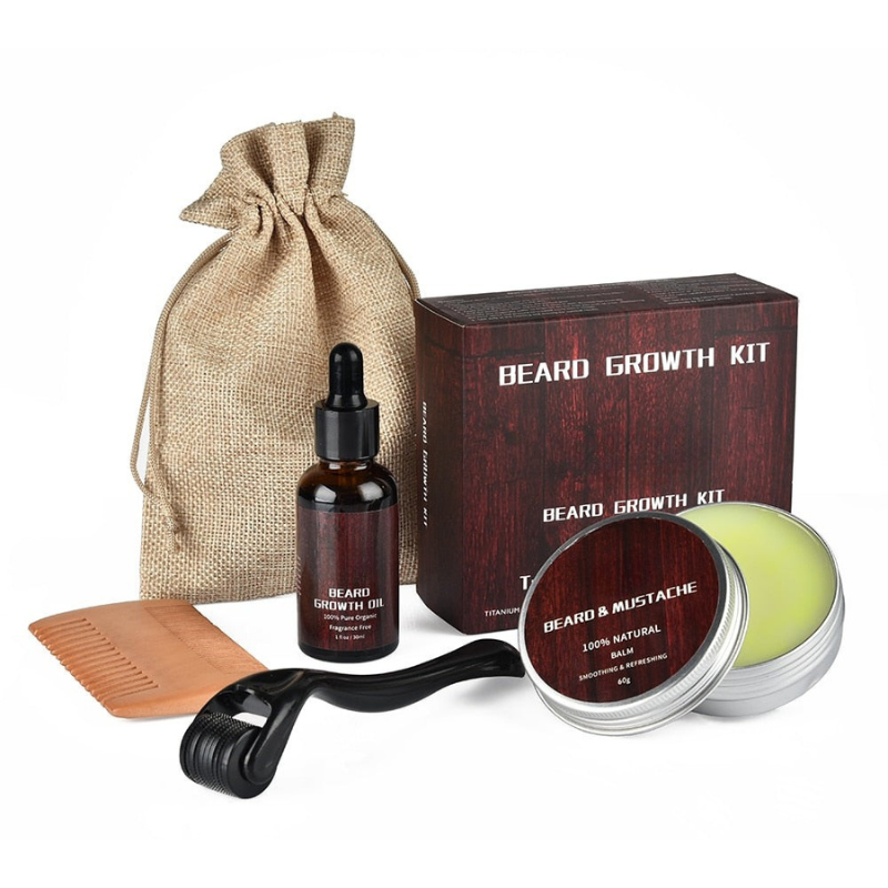 Bartboost - Kit de croissance de la barbe pour une barbe saine et vigoureuse