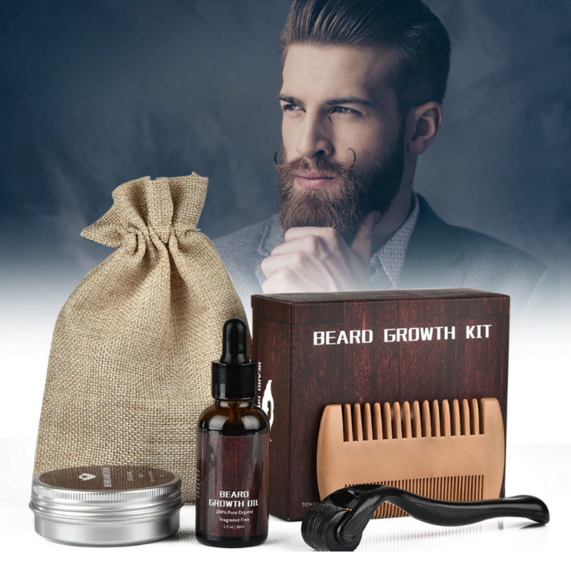 Bartboost - Kit de croissance de la barbe pour une barbe saine et vigoureuse