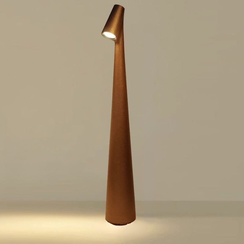 Metal table lamp - Rechargeable & stylish for indoors & outdoors