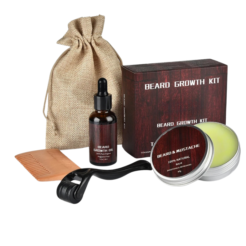 Bartboost - Kit de croissance de la barbe pour une barbe saine et vigoureuse