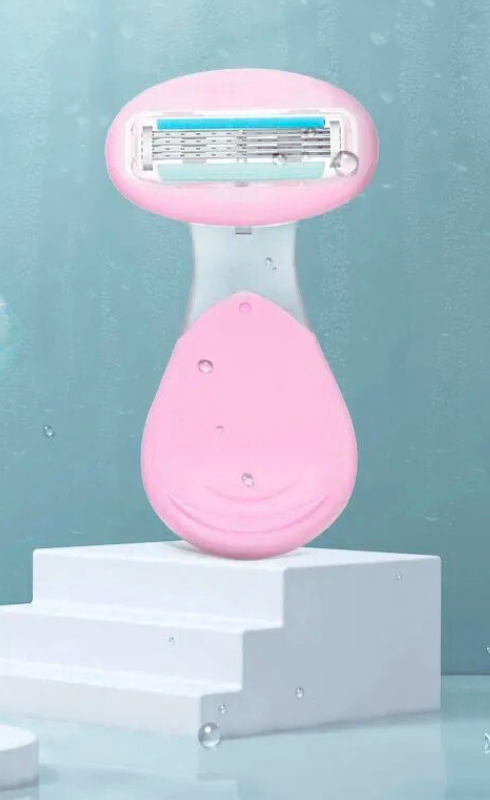Sharpge - 4-blade compact razor with storage box | Smooth skin on the go & at home