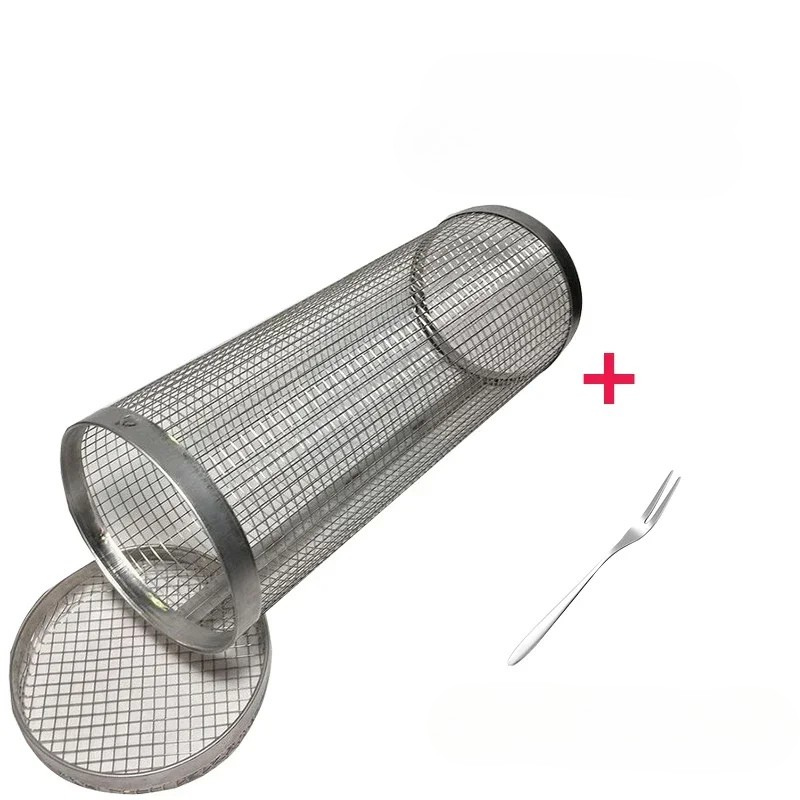 GrillCraft draaibare BBQ-mand – roestvrij staal voor gelijkmatige garing