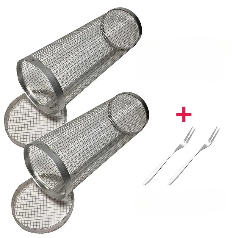GrillCraft draaibare BBQ-mand – roestvrij staal voor gelijkmatige garing