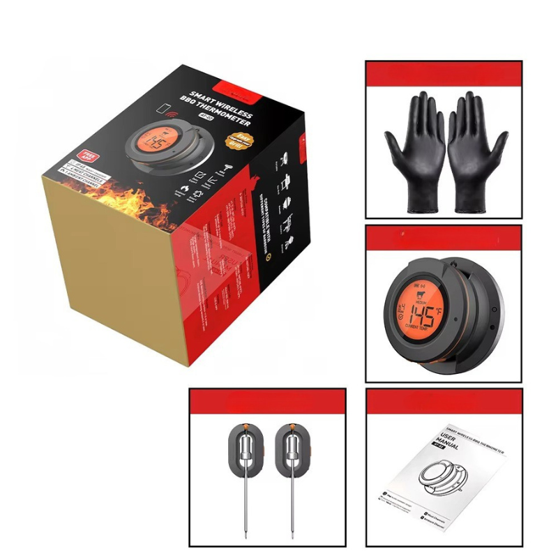 EcoTemp Pro - Cordless meat thermometer for BBQ & grill