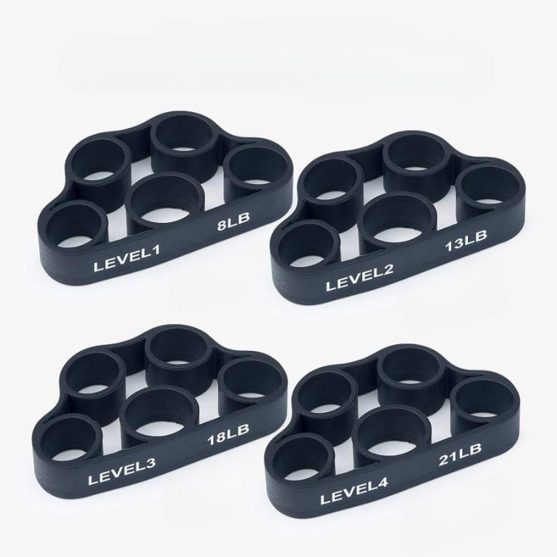 PowerGrip - set of 4 hand trainers for targeted finger and forearm strength