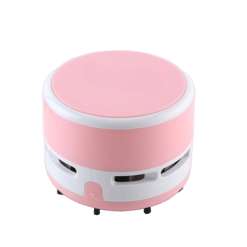 Portable Mini Vacuum – Portable Tabletop & Car Vacuum Cleaner with Brush Attachment