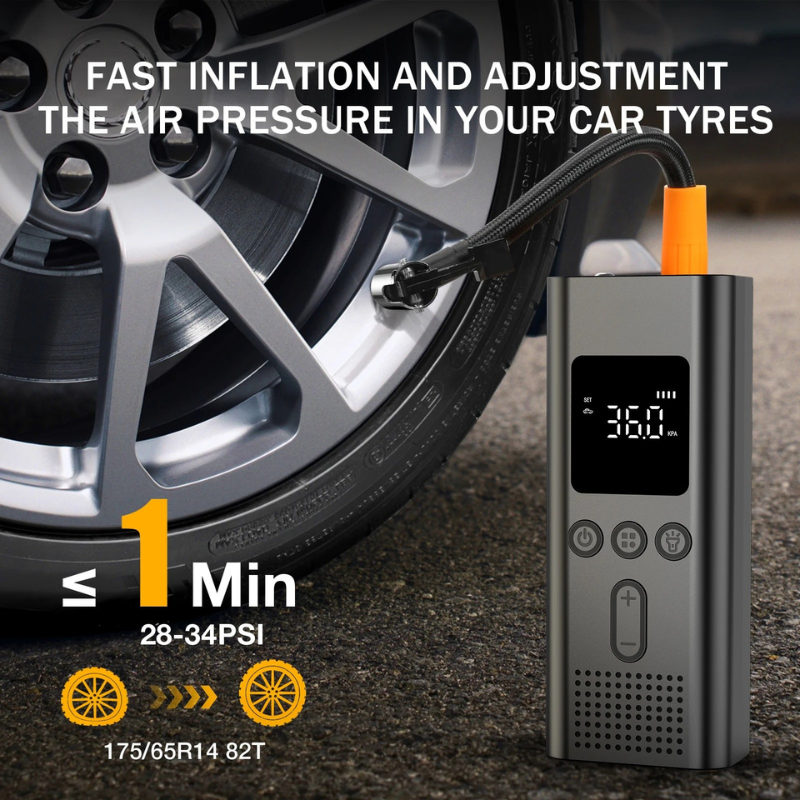 AirCharge Max - Cordless air pump with 150 PSI & LCD display