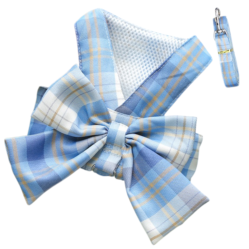 GRACEBOW – Adjustable Dog Harness with Elegant Bow for Stylish Walks