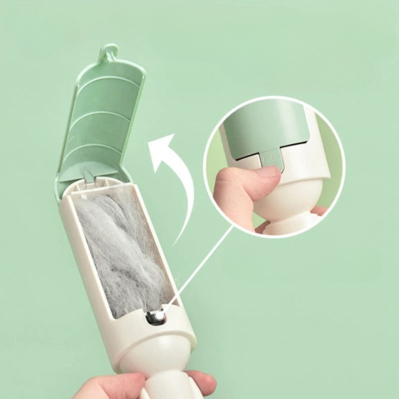 FLUSENROLLER PRO - Reusable pet hair remover for sofa, clothes & carpet