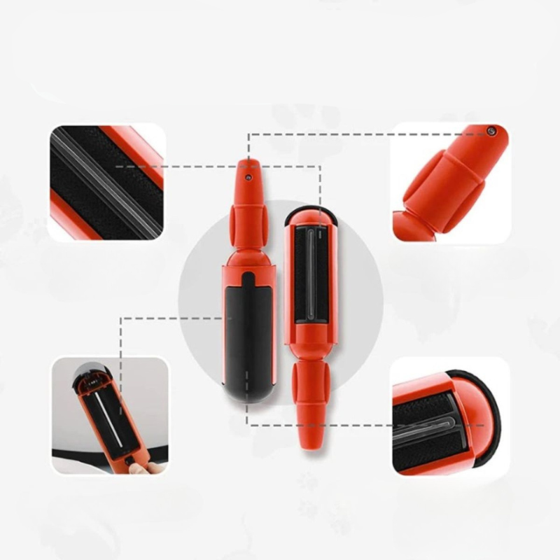 FLUSENROLLER PRO - Reusable pet hair remover for sofa, clothes & carpet