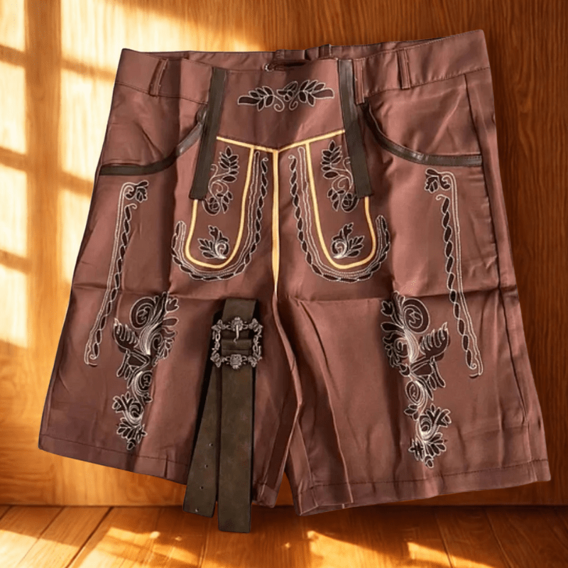 TRADITIONWEAR – Herren Lederhose mit traditionellem Design