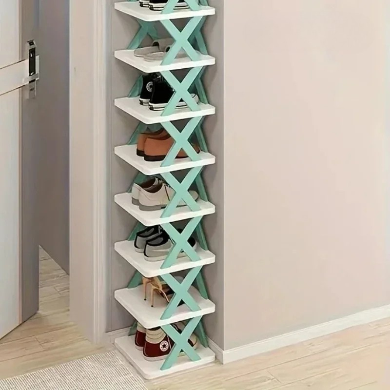 Space-Saving Shoe Organiser - Multi-layered storage cabinet for bedroom & hallway