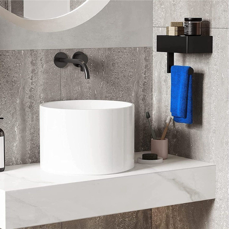 StahlDeluxe Toilet Paper Holder - Stainless steel with multifunctional storage compartment for your bathroom