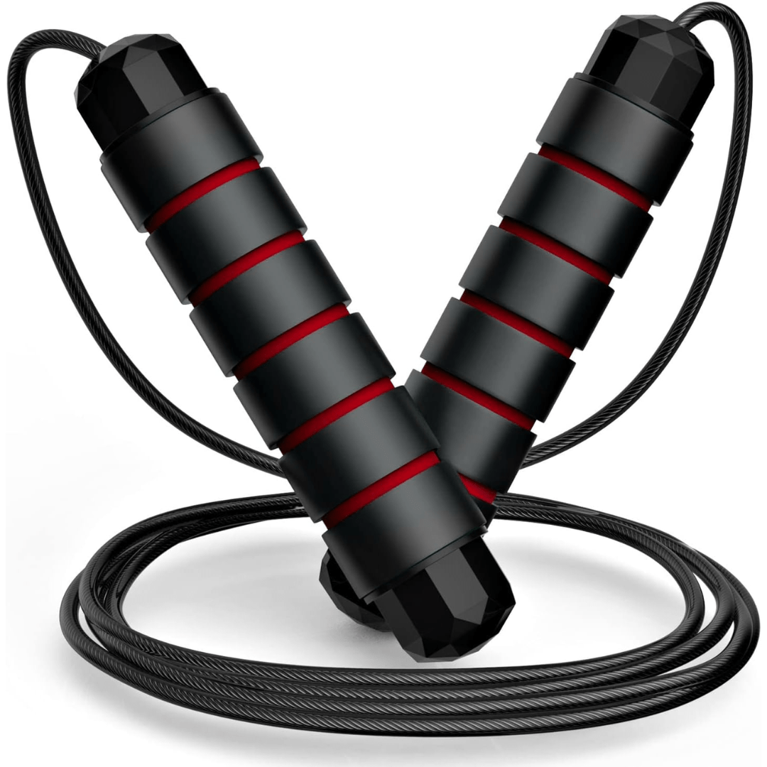Variant image for Flexijump - Verstellbares Springseil für Fitness und Sport, Tangle-frei, Schwarz-4