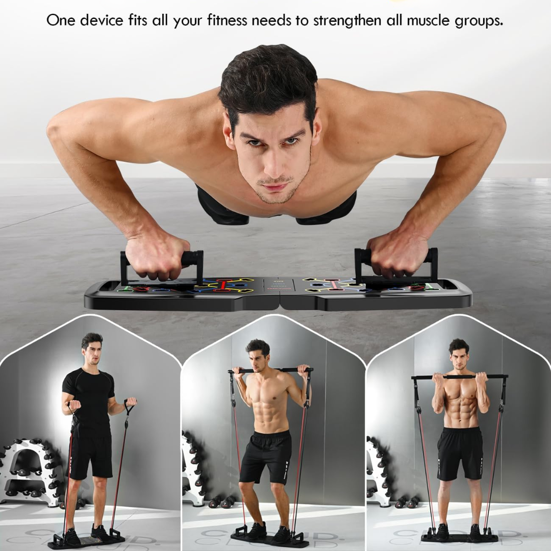 Fitflex - Fitness Set Mit Widerstandsbänder Set, Tragbar Für Zuhause & Unterwegs-3