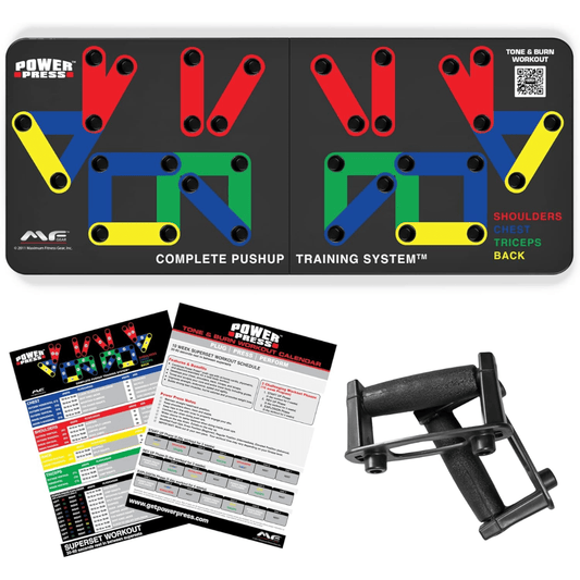 FlexIFit - Faltbares Push-up-Trainingsbrett mit 30 Farbcodierten Positionen-1