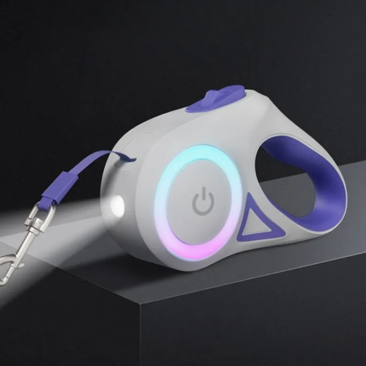 Automatische Hundeleine mit integriertem Licht-2