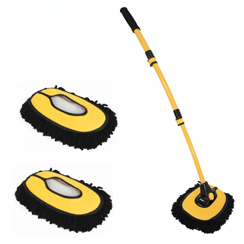 FLEXSWEEP PRO – Telescopic Car Wash Mop with Flexible Head