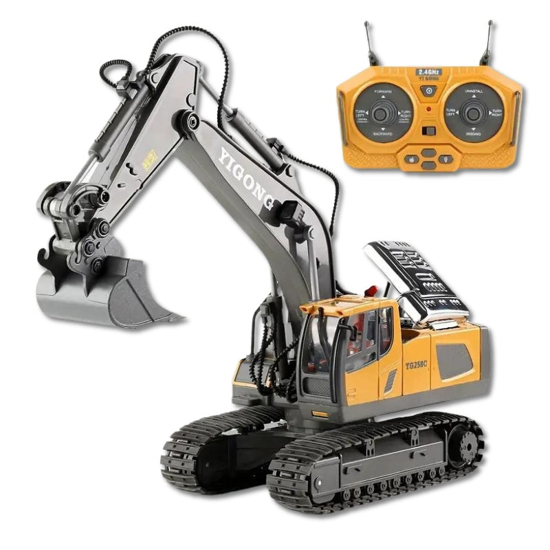 RC Bagger – Ferngesteuerter Bagger mit 11 Funktionen für Kinder und Erwachsene-2