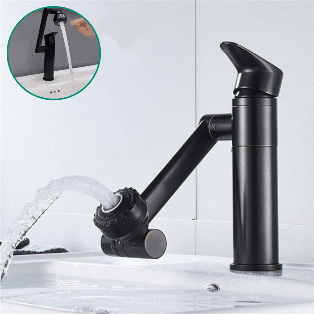 FLEXISPOUT – Grifo flexible 360° con función de pulverización para lavabo
