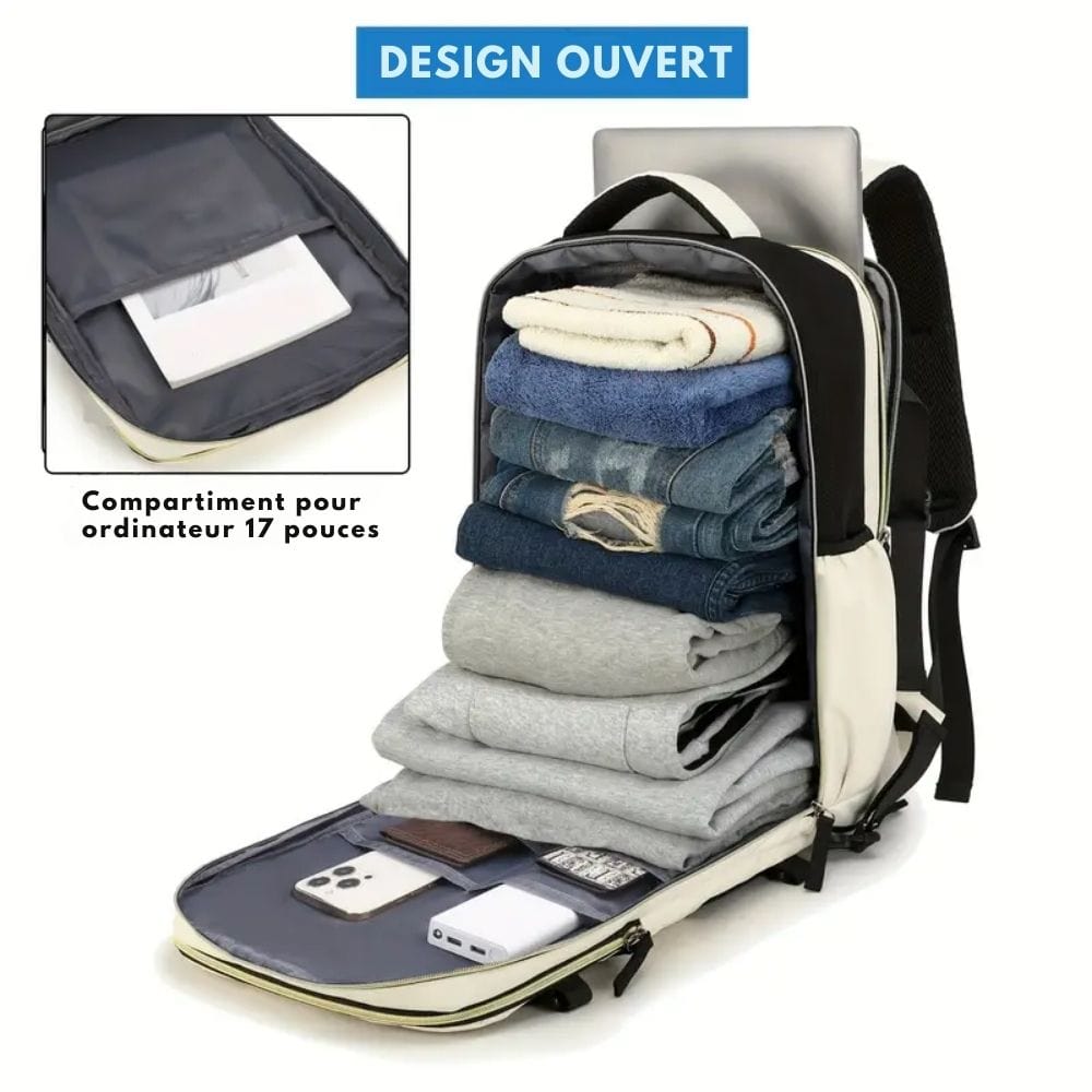 URBANFLEX PACK - Versatile travel backpack with laptop compartment & shoe compartment