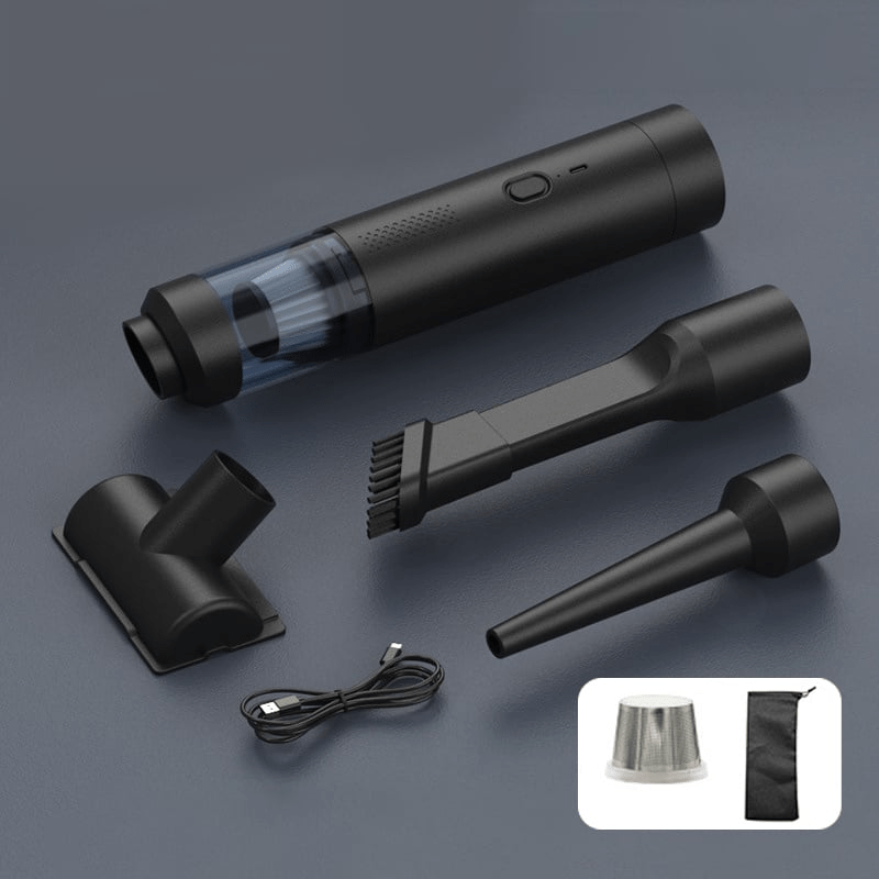 POWERMATE CLEAN – Aspiradora de mano inalámbrica con fuerte poder de succión para coche y hogar