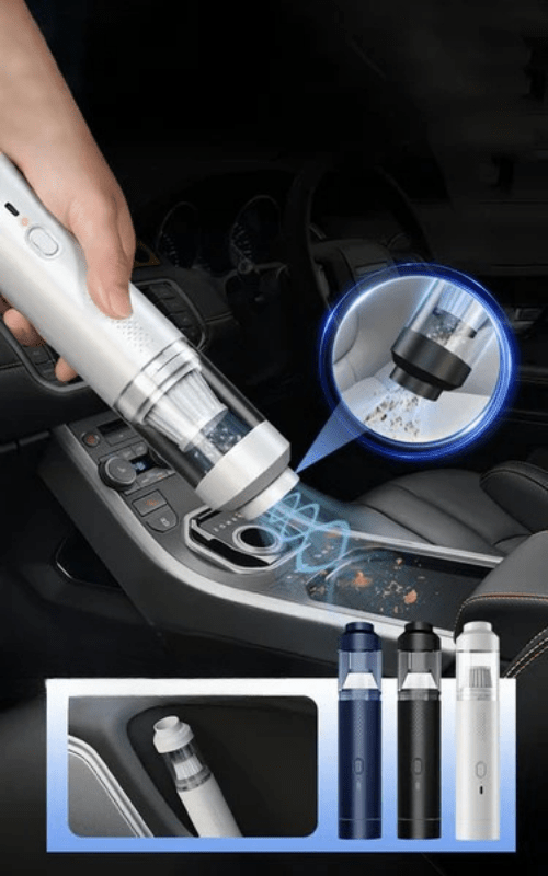 POWERMATE CLEAN – Draadloze handstofzuiger met krachtige zuigkracht voor auto en huishouden