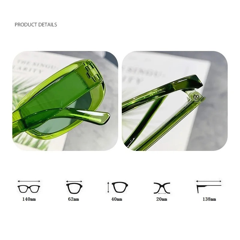 VintageShade – Rechthoekige zonnebril in retrostijl met UV400-bescherming voor dames