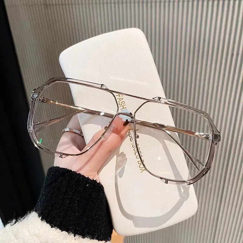 OVERSIZE SHADE - Lunettes de soleil carrées pour femmes avec UV400 & verres colorés changeants