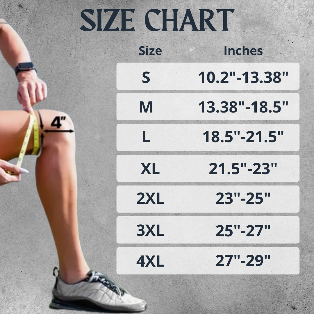 FlexiKnee Brace – Adjustable Knee Support for Plus Sizes with Protection