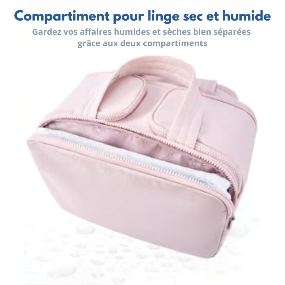 TRAVELSMART KIT - Compact & waterproof toiletry bag with hooks and compartments