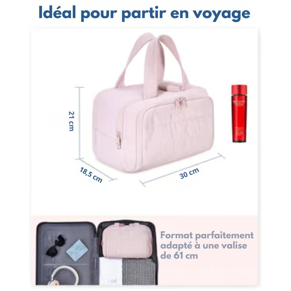TRAVELSMART KIT - Compact & waterproof toiletry bag with hooks and compartments