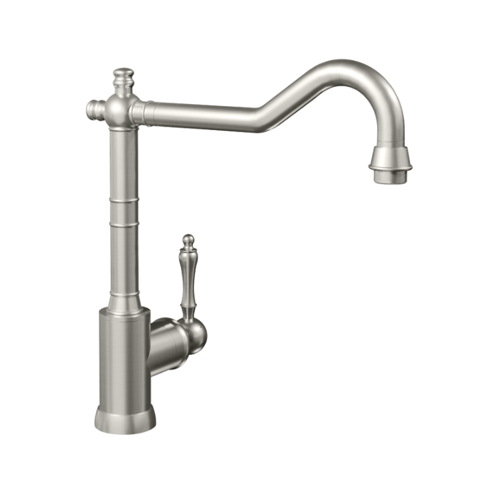 Avia 2.0 nostalgic stainless steel kitchen mixer tap - classic & modern for every kitchen