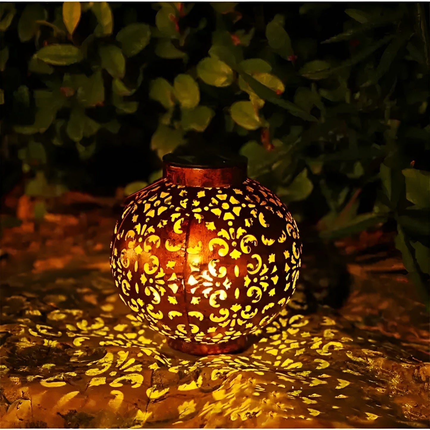LUMINA GARDEN - Vintage solar garden light for timeless elegance