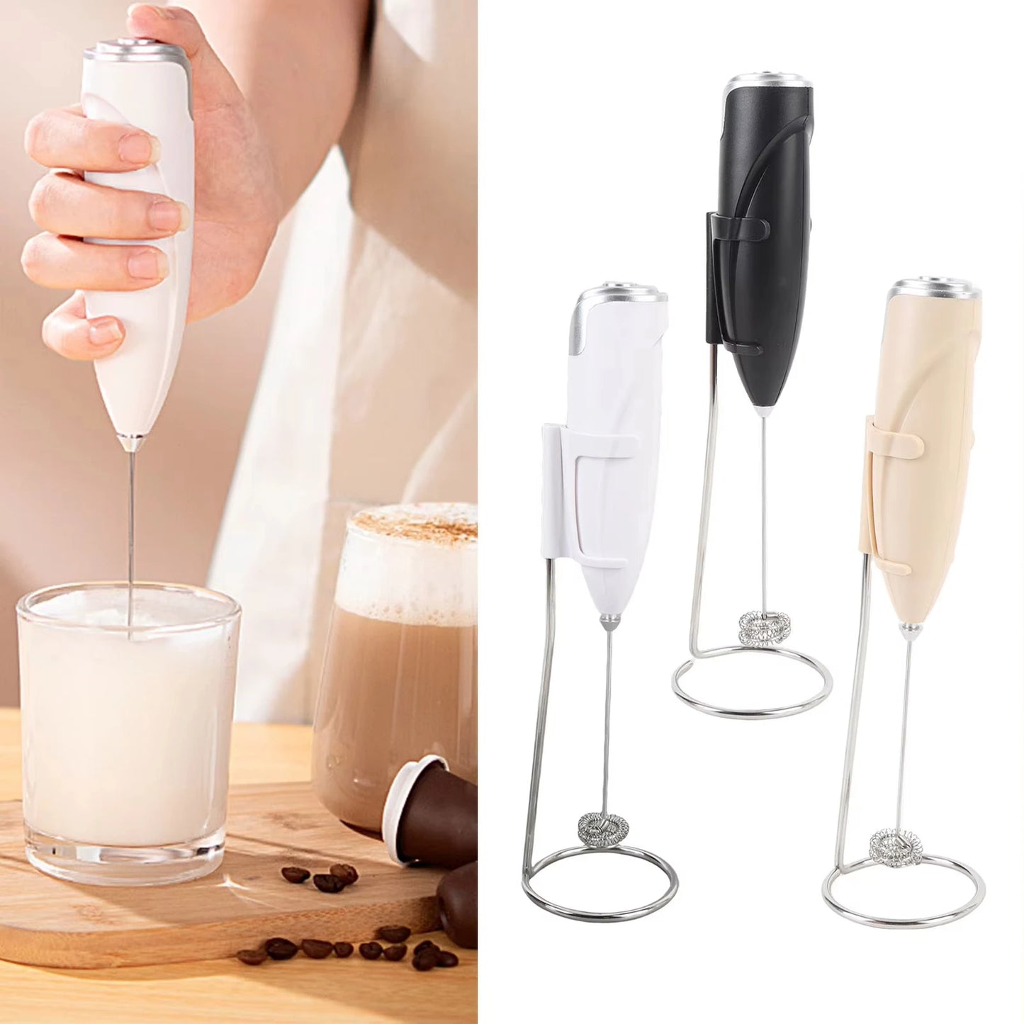 CreamCraft – Electric Milk Frother & Egg Beater for Coffee and Kitchen