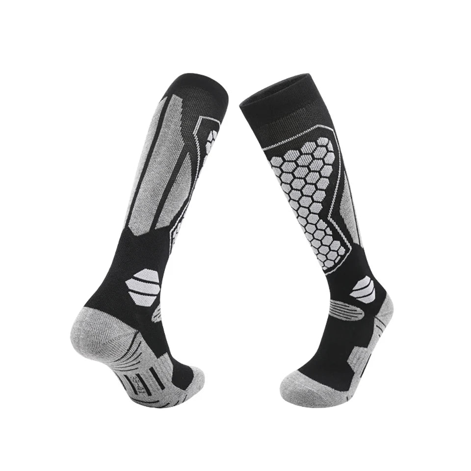 WOOLCLIMB – Isolierte Woll-Skisocken für Wintersport, Unisex, kniehoch 9