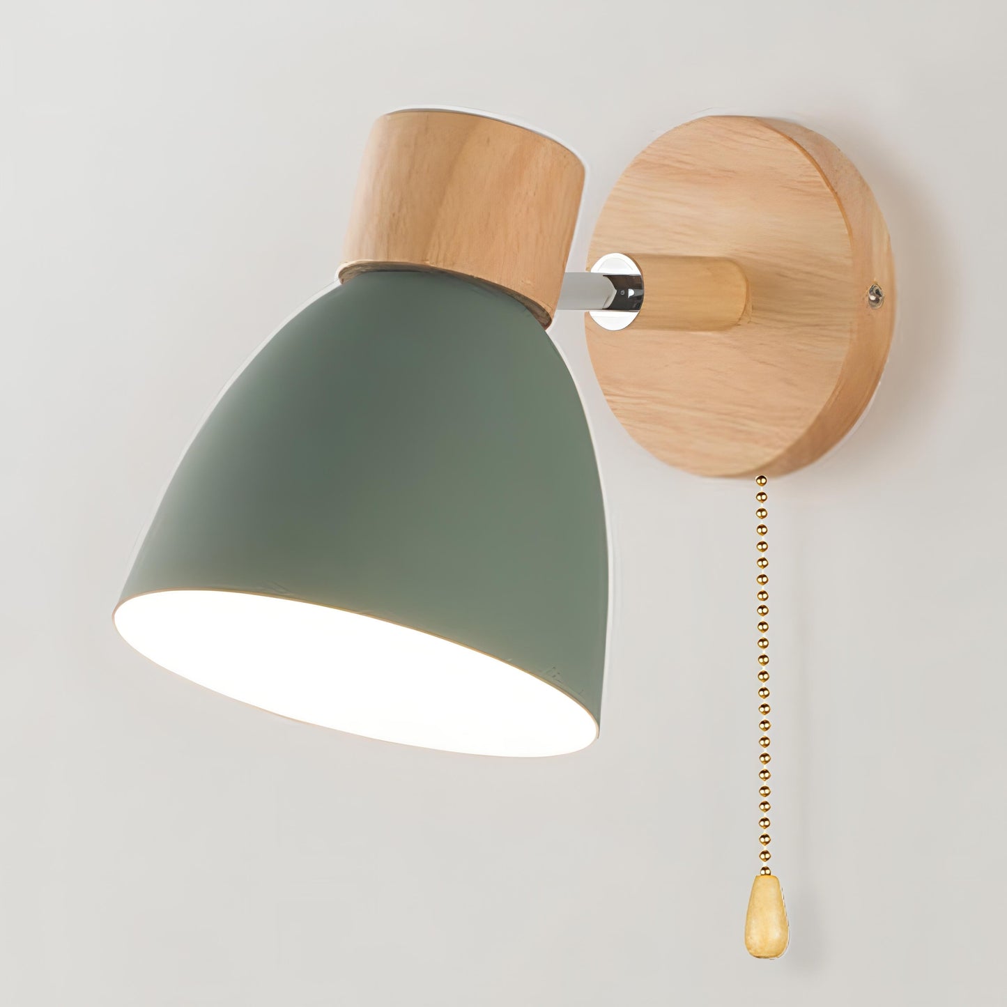 LÁMPARA DE PARED YADIEL – Lámpara de pared moderna de madera en estilo nórdico