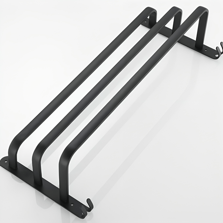 FlexRack – Mensola da bagno a parete in alluminio per asciugamani e accessori