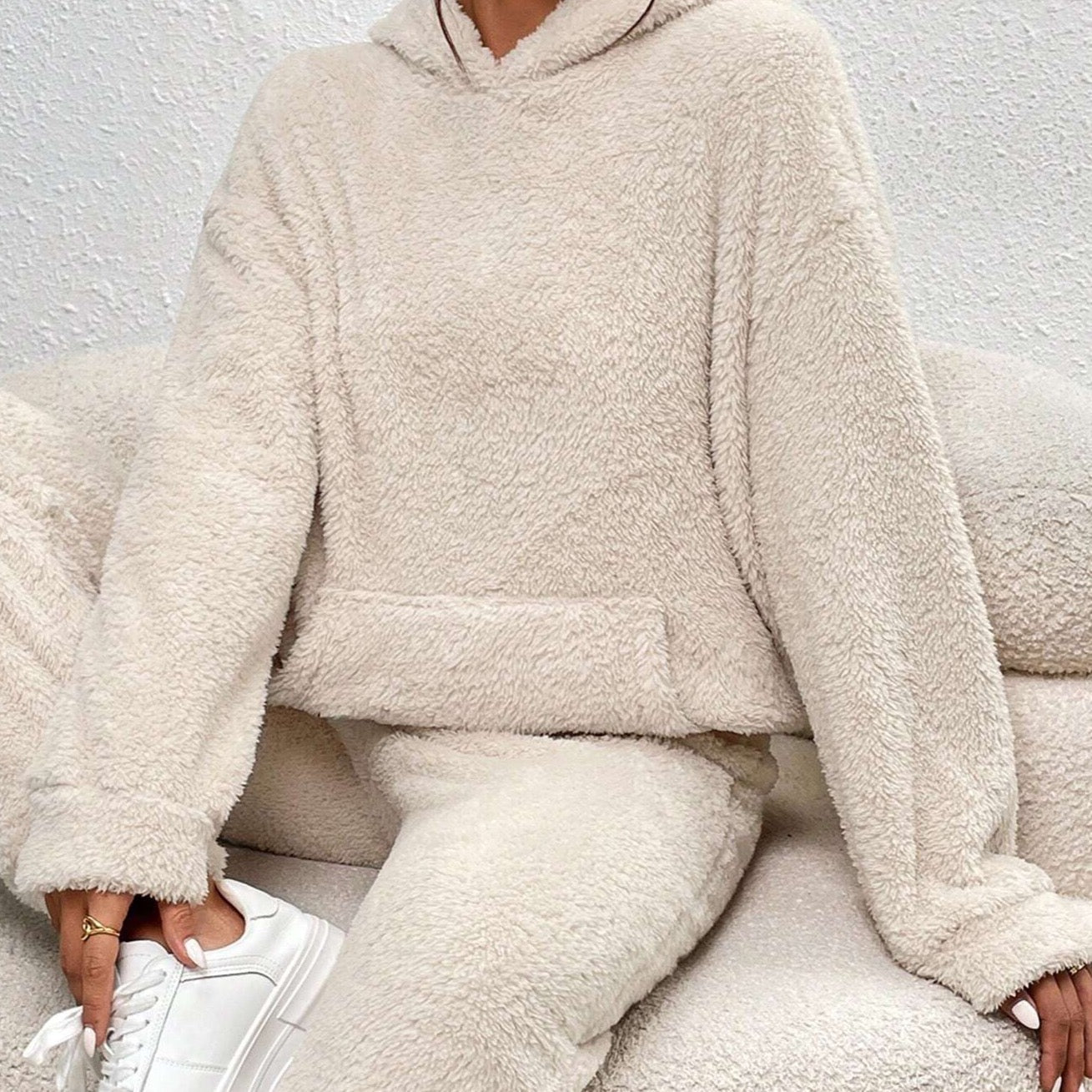 LANA TEDDY SET - ultra-comfortable house suit for cosy winter days