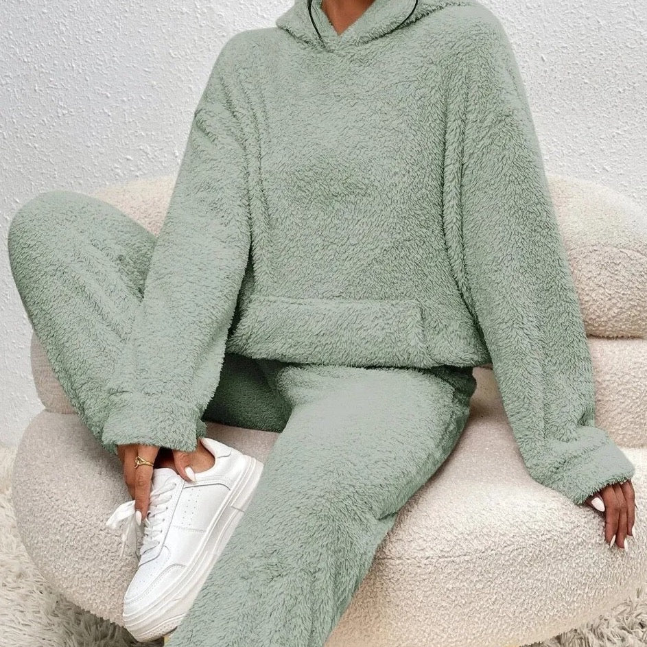 LANA TEDDY SET - ultra-comfortable house suit for cosy winter days