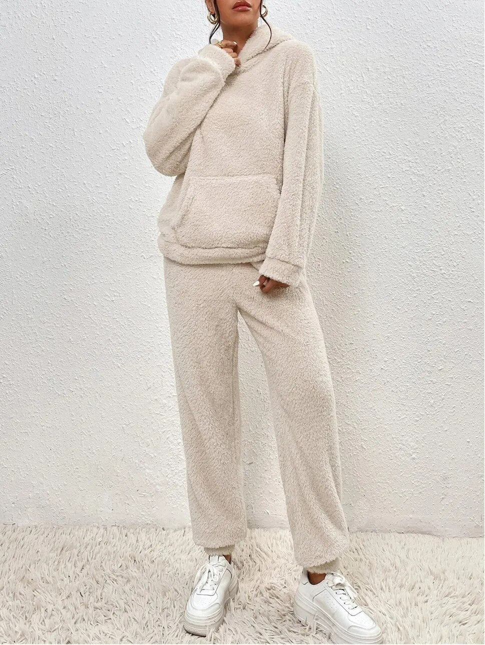 LANA TEDDY SET - ultra-comfortable house suit for cosy winter days