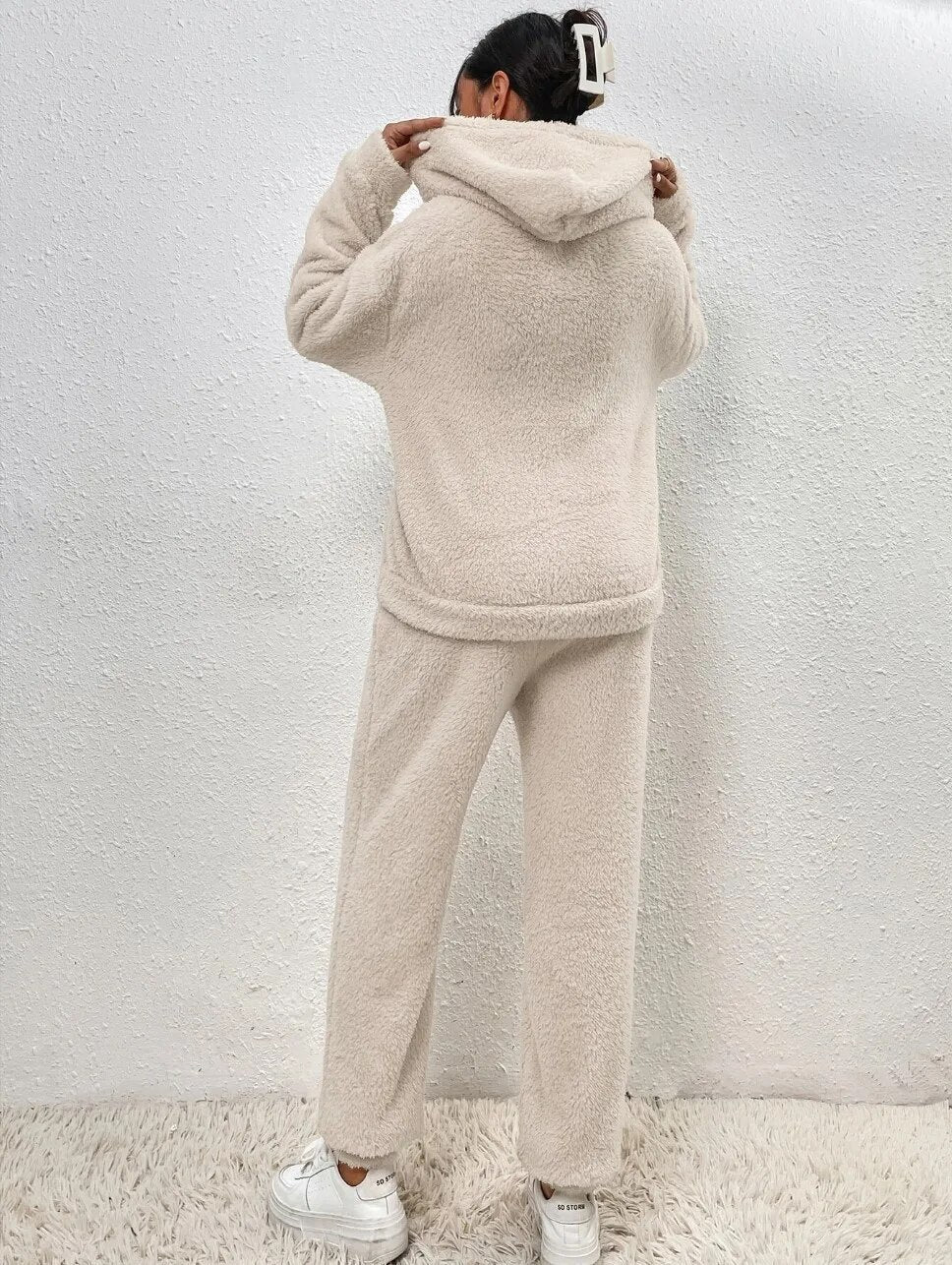 LANA TEDDY SET - ultra-comfortable house suit for cosy winter days