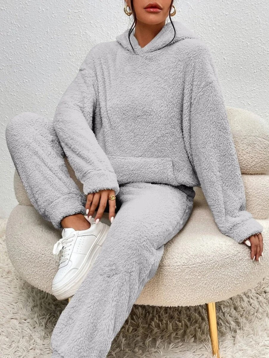 LANA TEDDY SET - Costume d'intérieur ultra-confortable pour des journées d'hiver douillettes