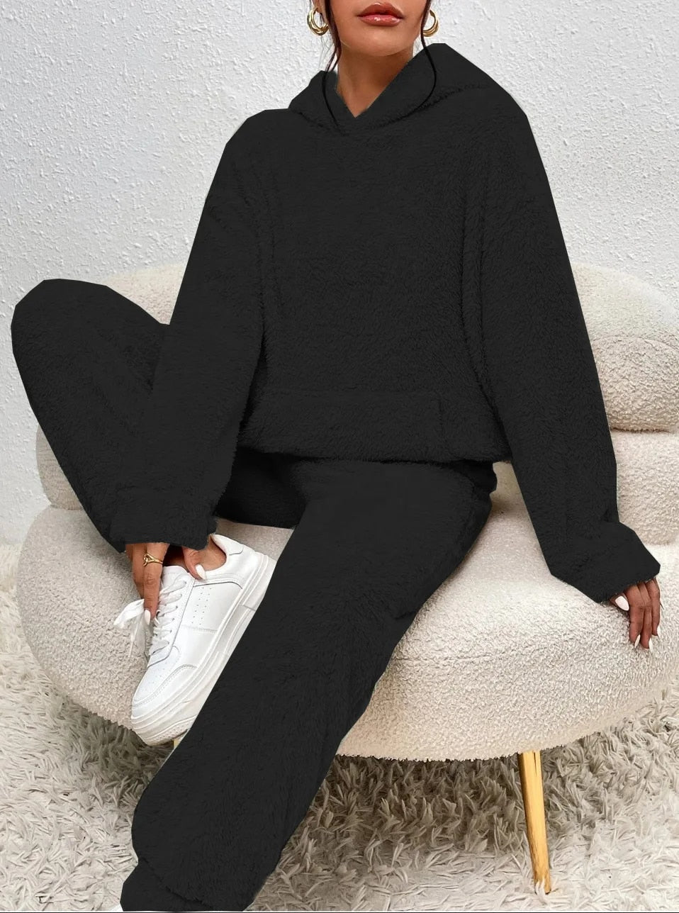 LANA TEDDY SET - ultra-comfortable house suit for cosy winter days