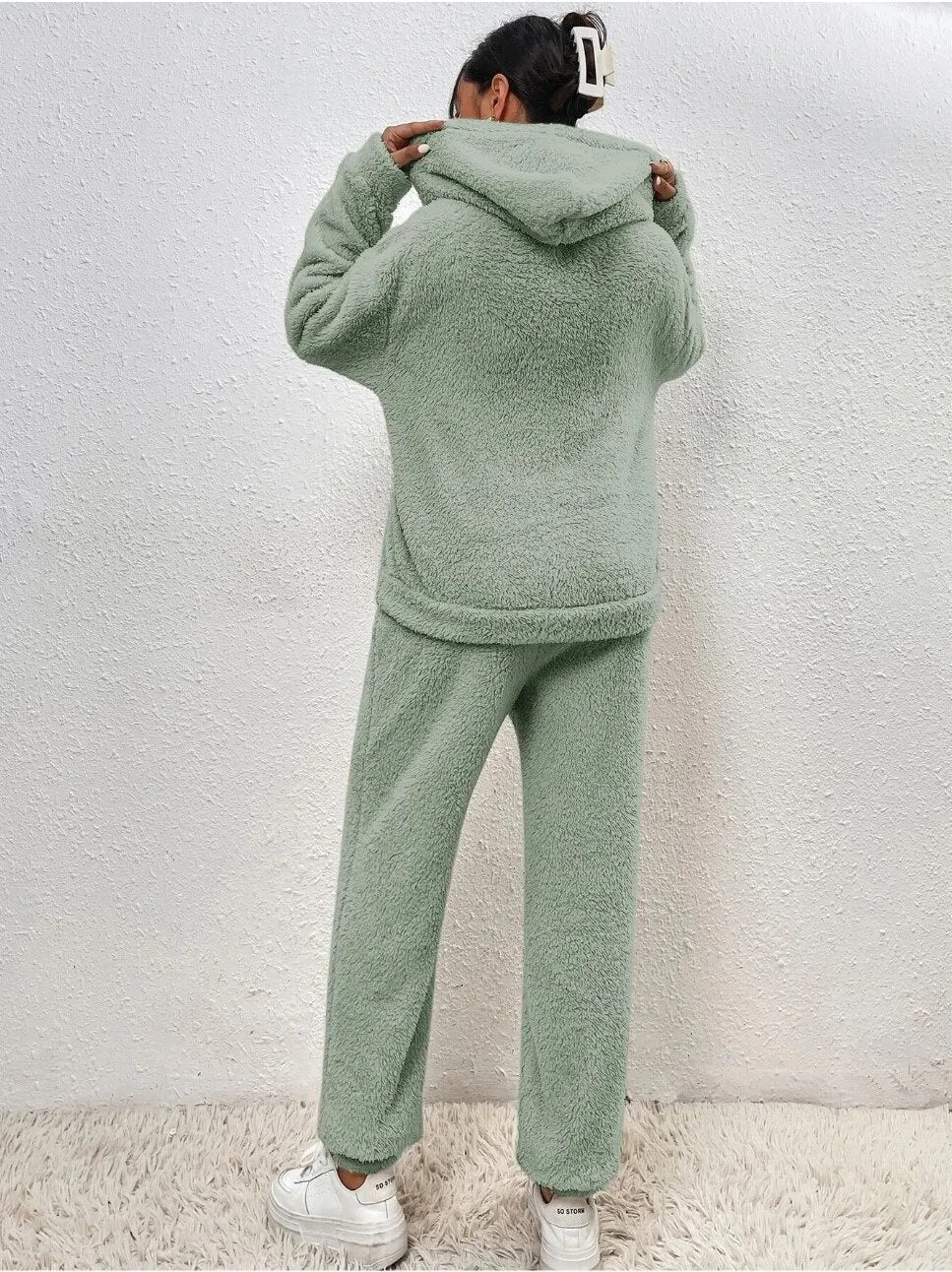 LANA TEDDY SET - ultra-comfortable house suit for cosy winter days