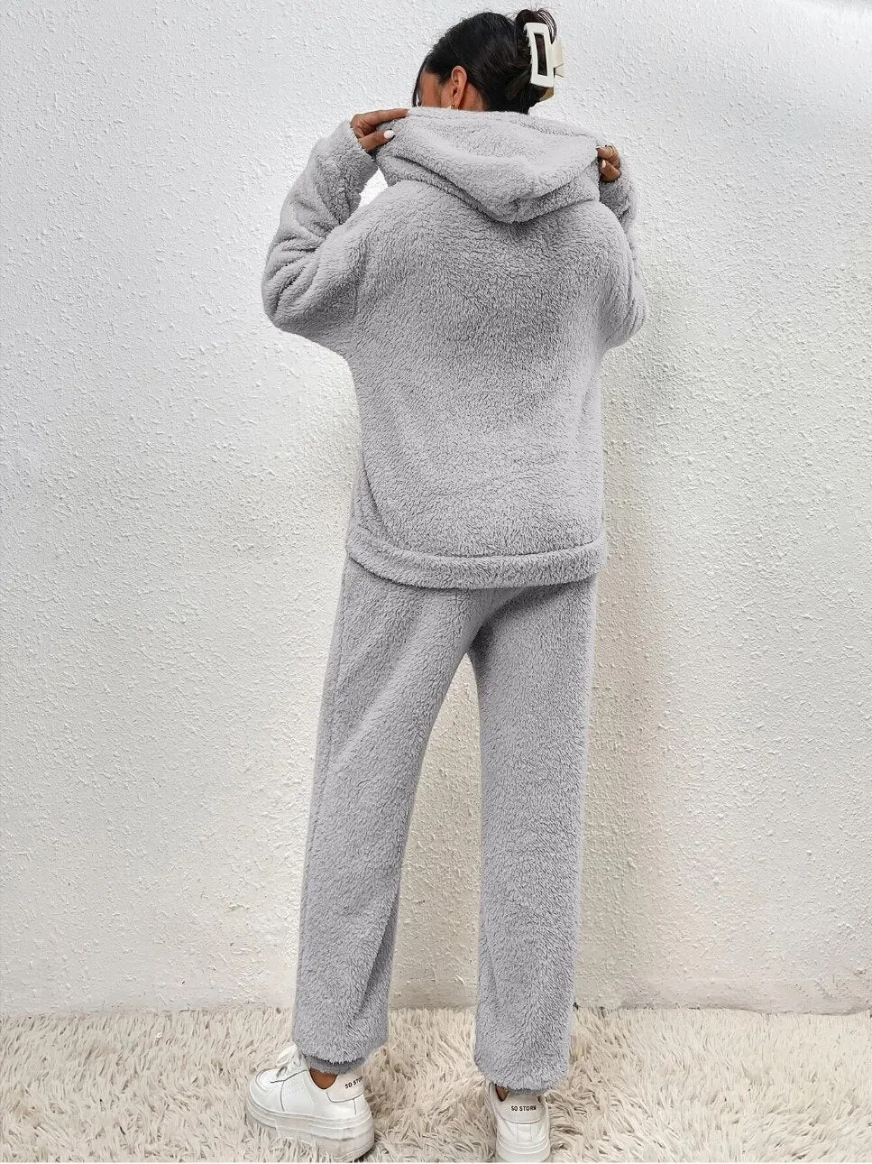 LANA TEDDY SET - ultra-comfortable house suit for cosy winter days
