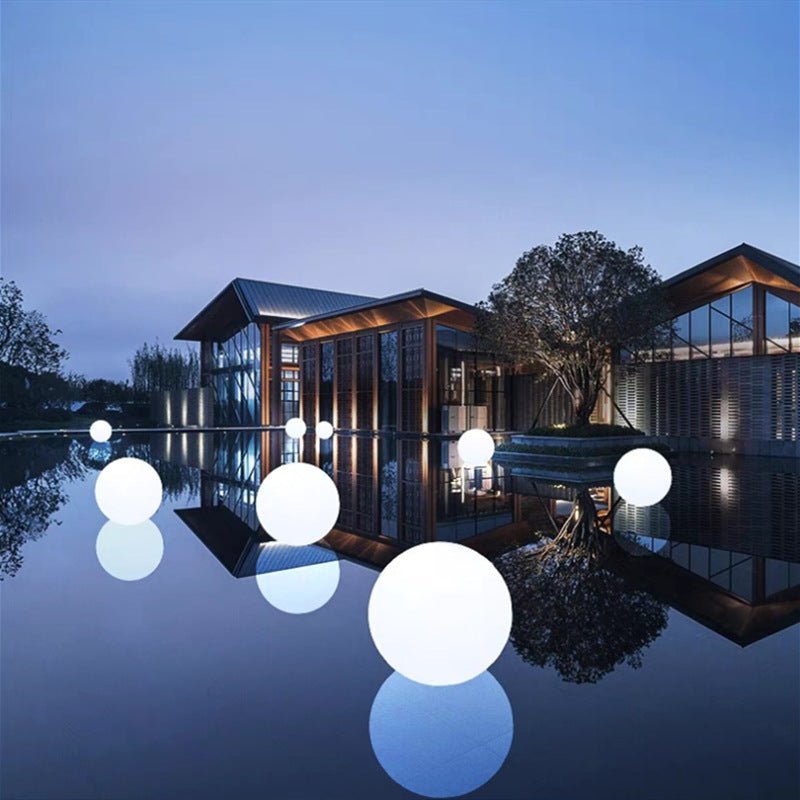 GLOWGLOBE – Lámpara esférica LED impermeable con cambio de color para interior y exterior