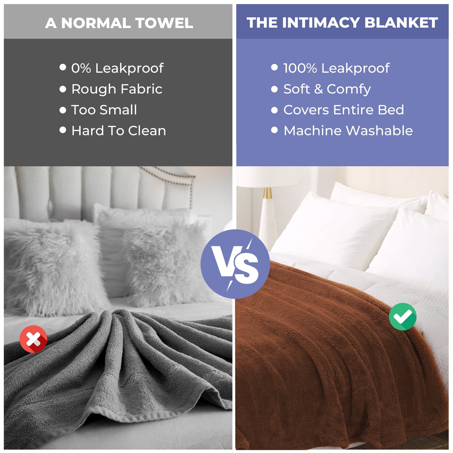 AquaShield Blanket – Waterproof Protective Cover for Bed & Sofa